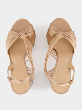 Ferragamo Platform Sandal With Mirrored Heel