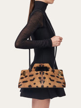 Ferragamo Wanda East-West Pony Hair Top Handle Bag