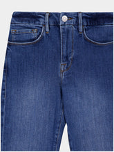 Frame Cropped-Leg Flared Jeans