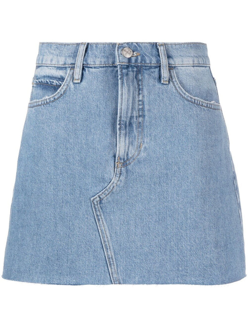 FRAME Le High N Tight Denim Mini Skirt FASHION CLINIC