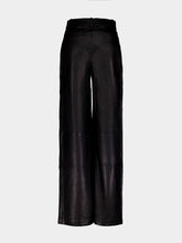 Frame Leather High-Waisted Trousers