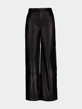 Frame Leather High-Waisted Trousers