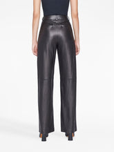 Frame Leather High-Waisted Trousers