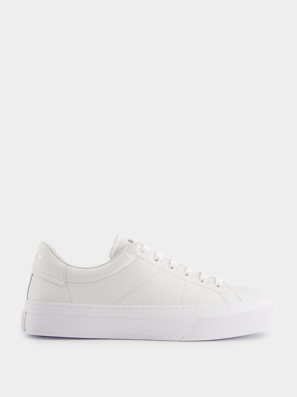 GivenchyCity Court White Lace-Up Sneakers at Fashion Clinic