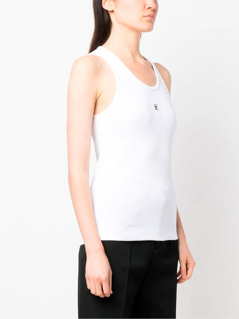 Givenchy - Square-neck cotton tank top Givenchy