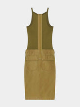 Givenchy Olive Knit Top and Skirt Dress