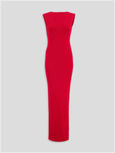 Givenchy Open-Back Ribbed-Knit Dress