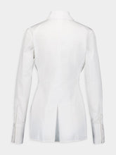 Givenchy Pleated Effect Popelin Cotton Shirt