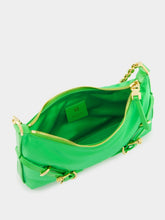 Givenchy Voyou Party Green Bag In Nylon Satin