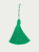 Glorinha Paranaguá Green Tassel Pendant