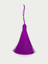 Glorinha Paranaguá Purple Tassel Pendant