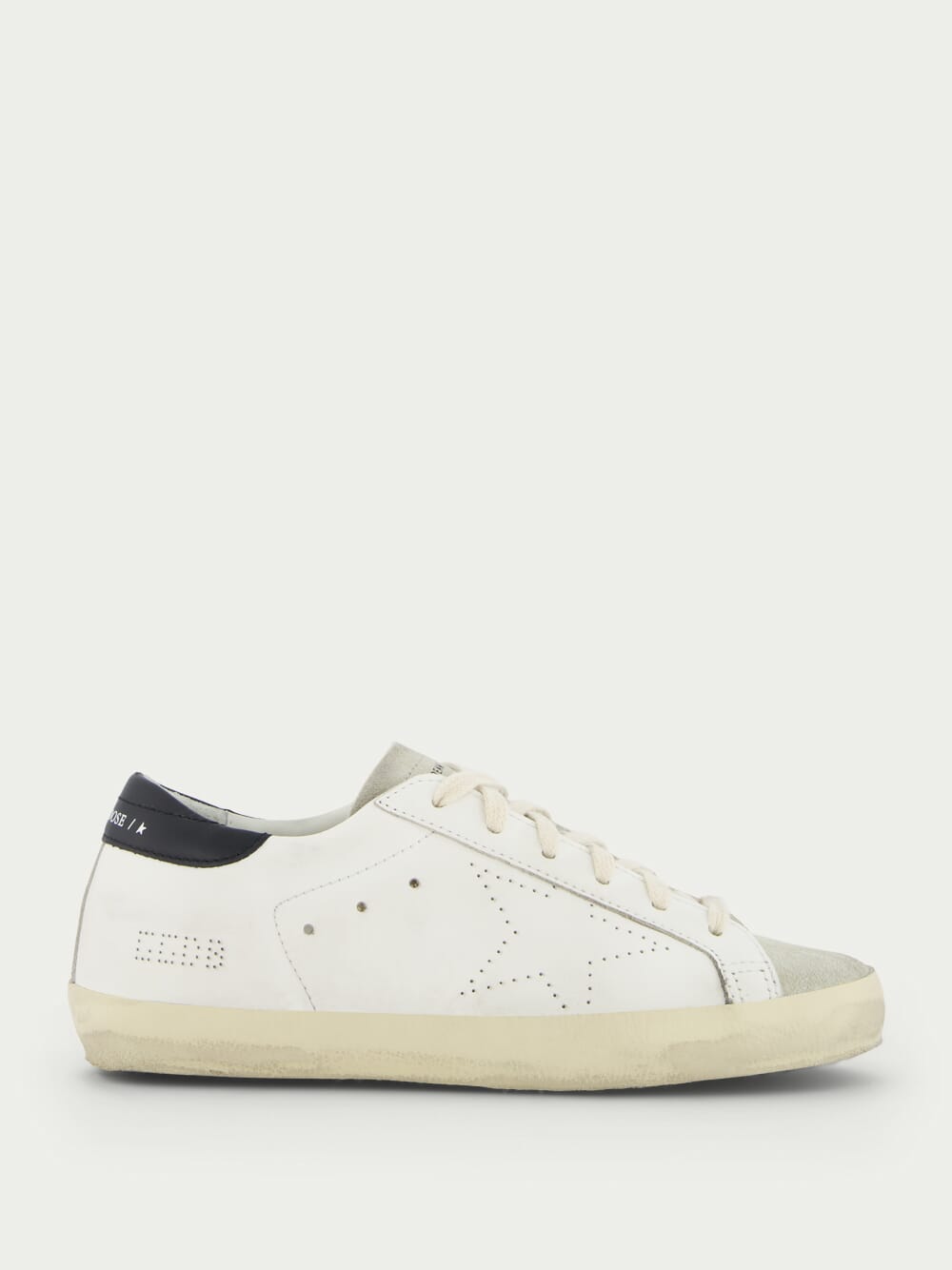 Golden GooseSuper-Star Distressed Lace-Up Sneakers at Fashion Clinic