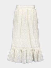 Gucci Broderie Anglaise Maxi Skirt