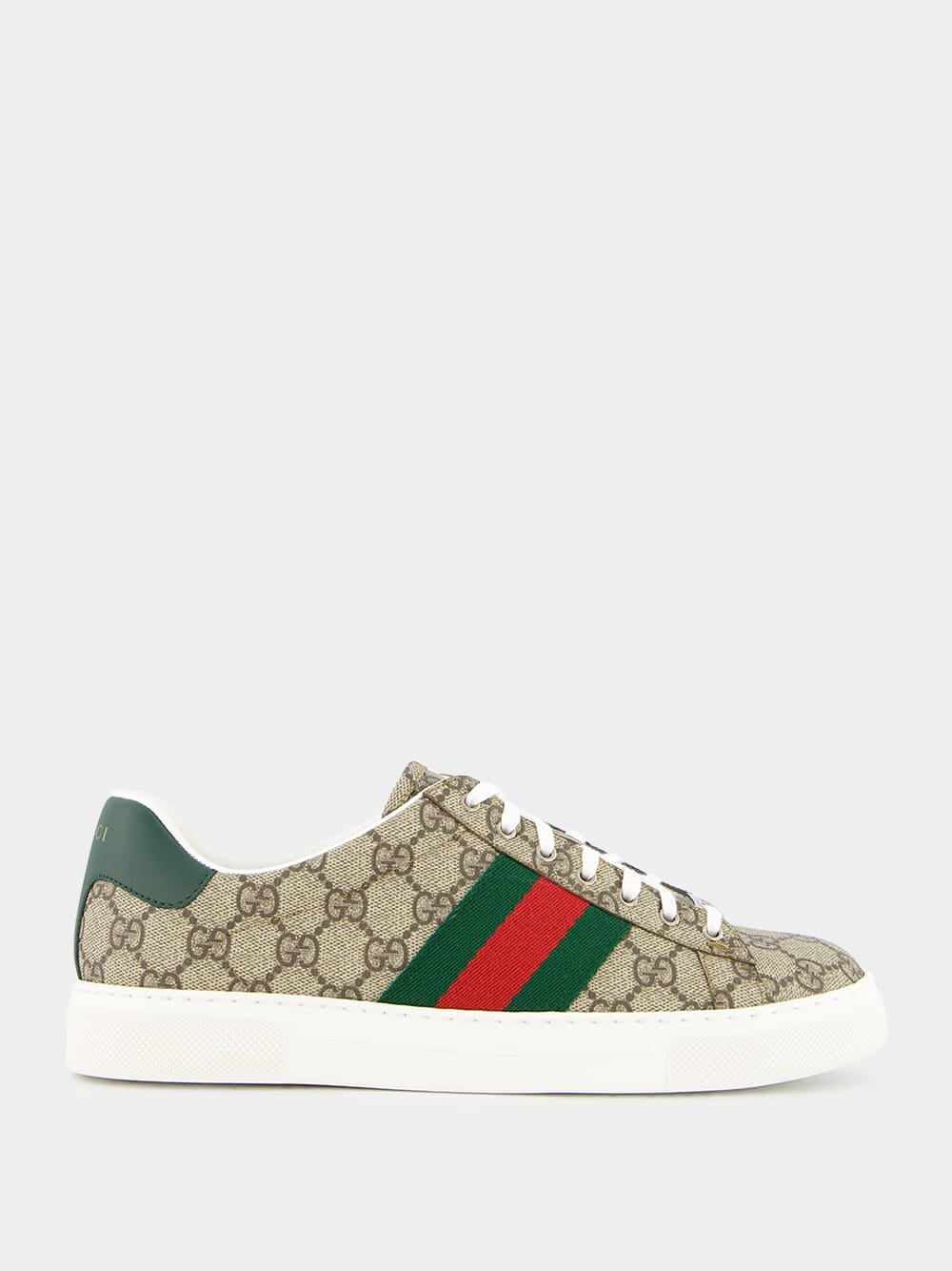 GucciClassic Web-Trim Sneakers at Fashion Clinic