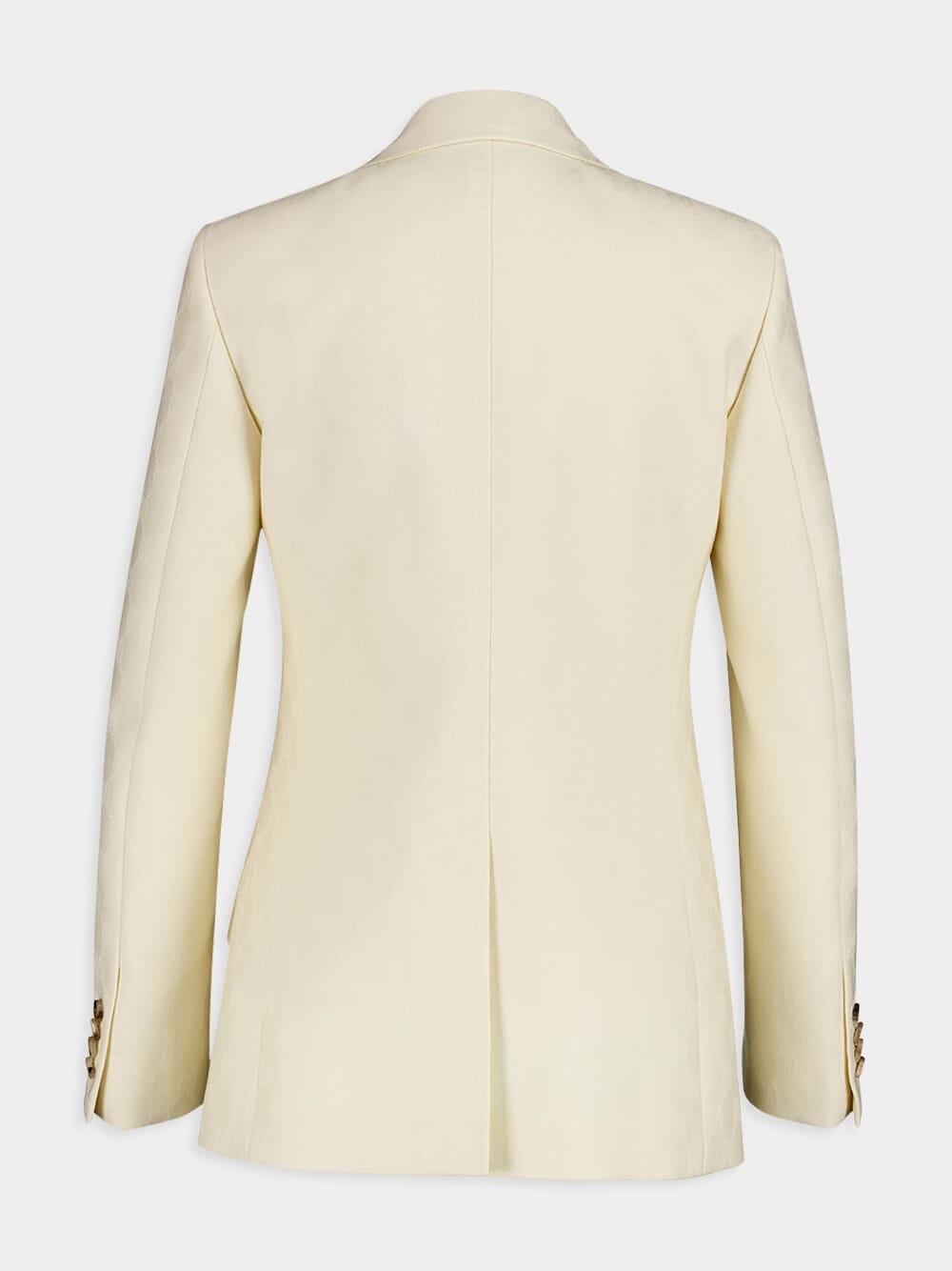 GucciCream Wool Jacquard Jacket at Fashion Clinic