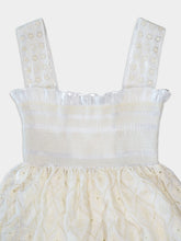 Gucci Double G Flower Broderie Anglaise Dress