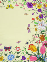 Gucci Flora Print Silk Carré