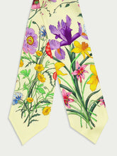 Gucci Flora Print Silk Neck Bow