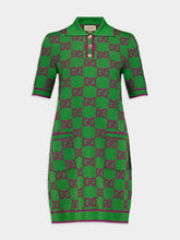 Gucci GG Monogram-Jacquard Polo Dress