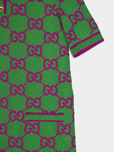 Gucci GG Monogram-Jacquard Polo Dress