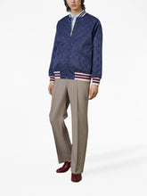 Gucci GG-Pattern Canvas Bomber Jacket