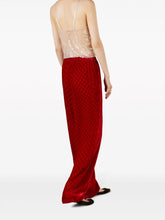Gucci GG-Pattern Velvet Trousers
