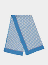 Gucci GG Print With Horsebit Silk Shawl