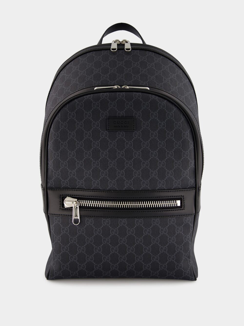 Gucci GG Supreme Black Canvas Backpack Fashion Clinic