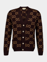 Gucci GG Supreme Intarsia Cardigan