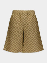 Gucci GG Supreme Linen Shorts