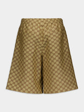 Gucci GG Supreme Linen Shorts