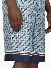 Gucci Geometric Square G Silk Shorts