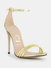 GucciHeeled Metallic 110mm Sandal at Fashion Clinic | PDP - Fashion Clinic