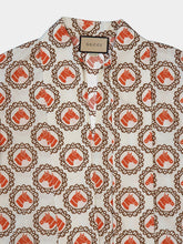 Gucci Horse-Print Cotton-Muslin Kaftan