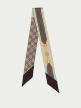 Gucci Horsebit Web-Print Neck Bow