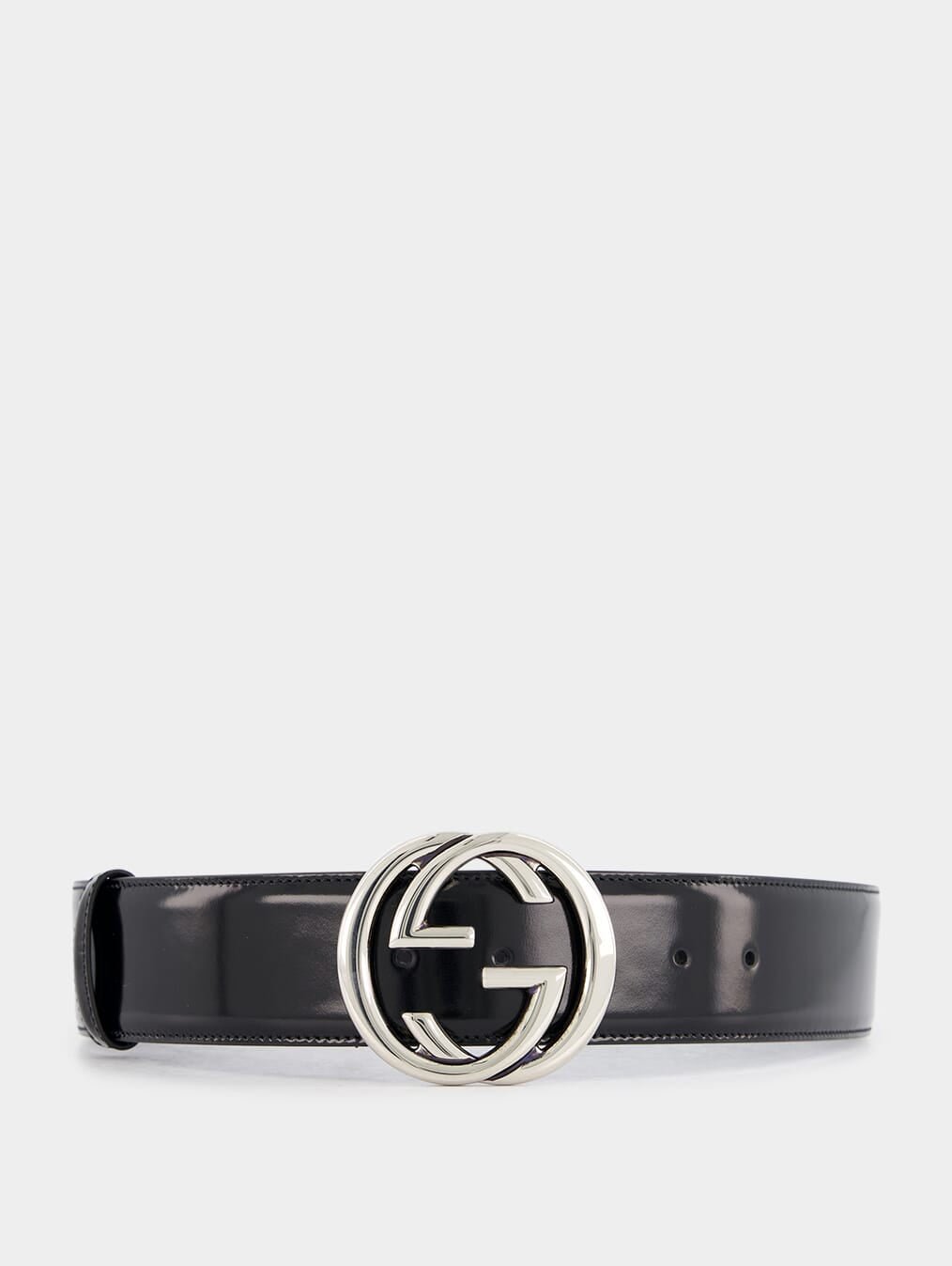 GucciInterlocking G Buckle Leather Belt at Fashion Clinic