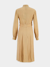 Gucci Interlocking G Chain Silk Jacquard Fluid Dress