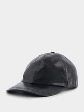 Gucci Interlocking G-Logo Leather Cap