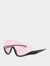 Gucci Interlocking G Mask-Frame Pink Sunglasses