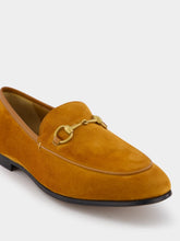 Gucci Jordaan Horsebit-Detail Suede Loafers