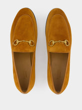 Gucci Jordaan Horsebit-Detail Suede Loafers
