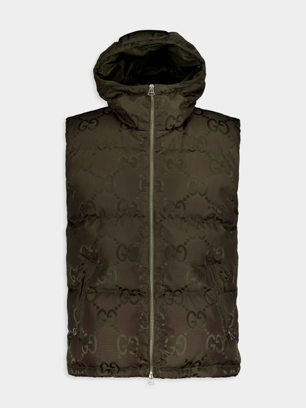 Jumbo GG Canvas Down Vest