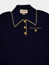 Gucci Knitted Cotton Polo Shirt