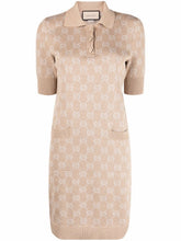 Gucci Lamé GG polo dress