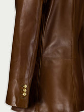 Gucci Leather Single-Breasted Jacket