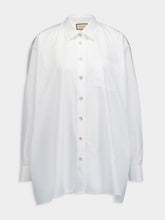 Gucci Logo-Embroidered Cotton Shirt