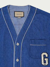 Gucci Logo-Patch Denim Shirt