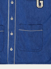 Gucci Logo-Patch Denim Shirt