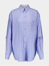 Gucci Logo-Patch Detachable-Sleeve Shirt