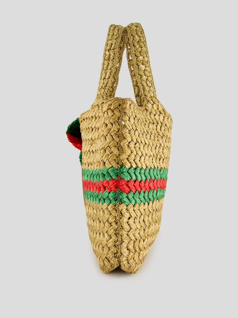 Gucci raffia online tote